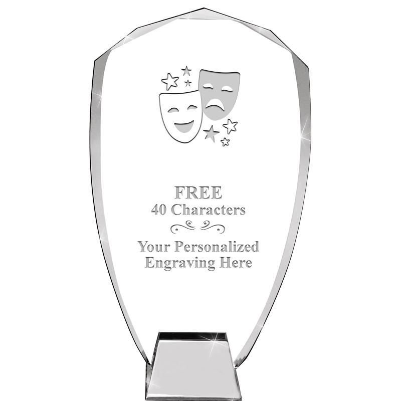 8.5" SHIELD ICONIC CRYSTAL