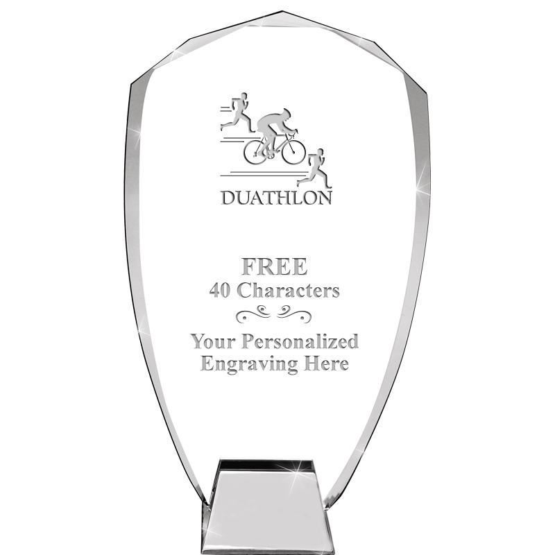 8.5" SHIELD ICONIC CRYSTAL