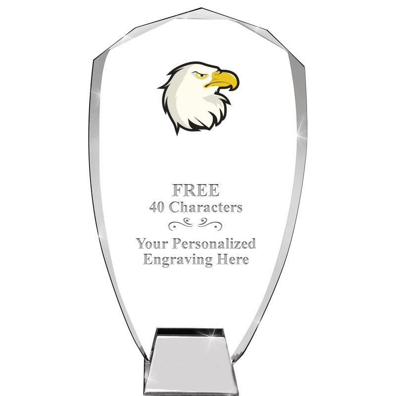 8.5" SHIELD ICONIC CRYSTAL