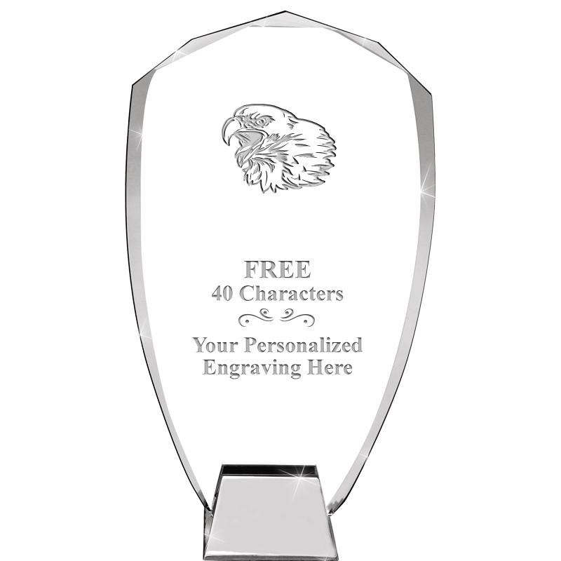 8.5" SHIELD ICONIC CRYSTAL