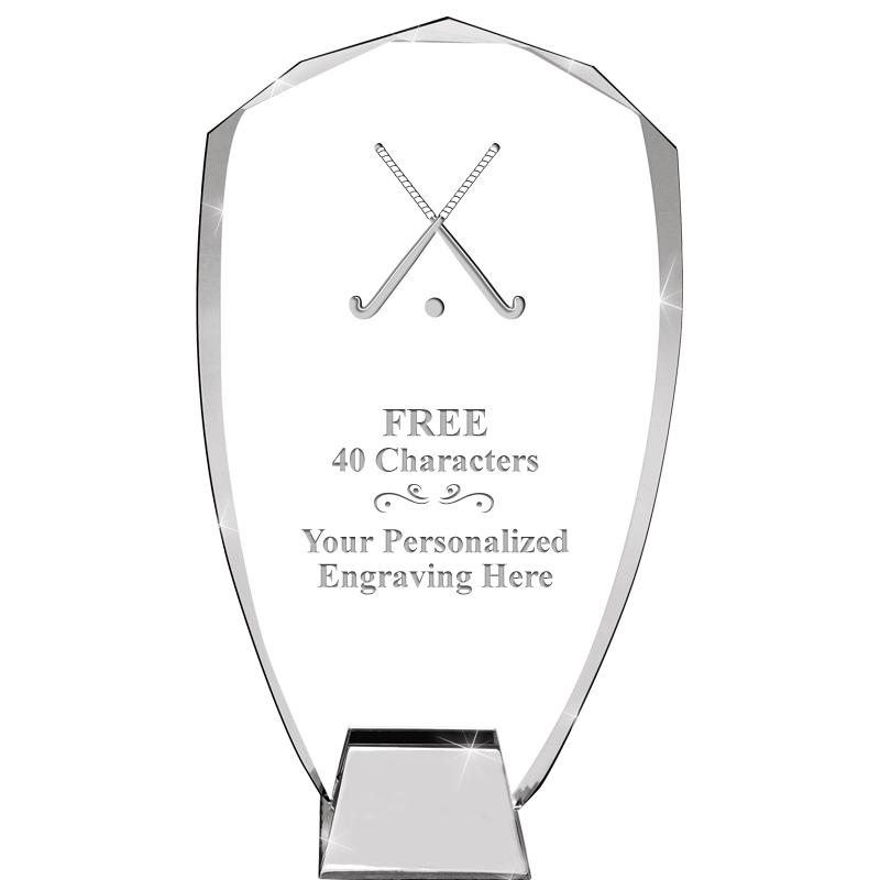 8.5" SHIELD ICONIC CRYSTAL