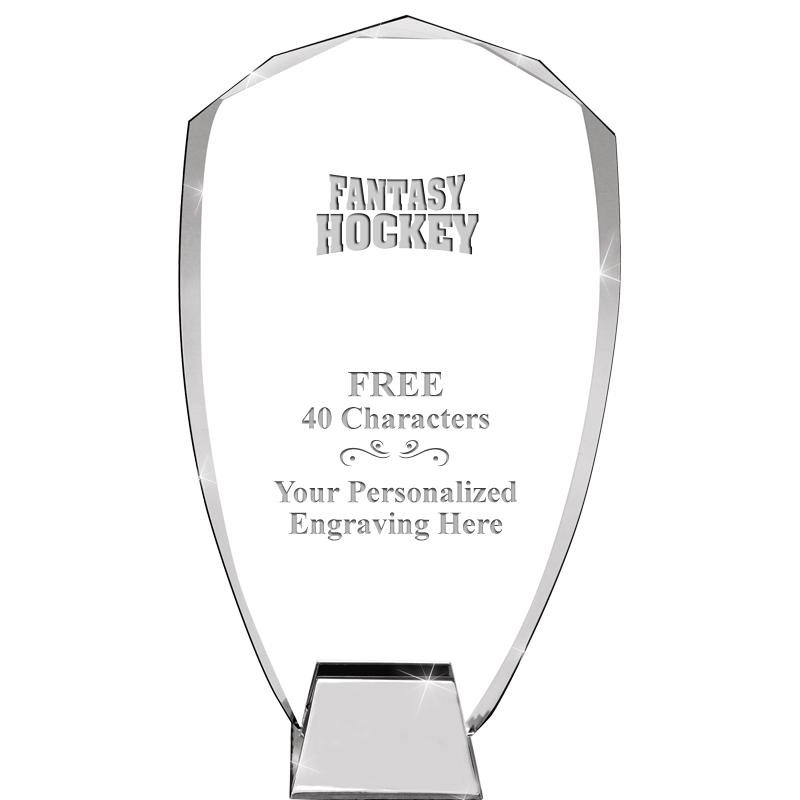 8.5" SHIELD ICONIC CRYSTAL