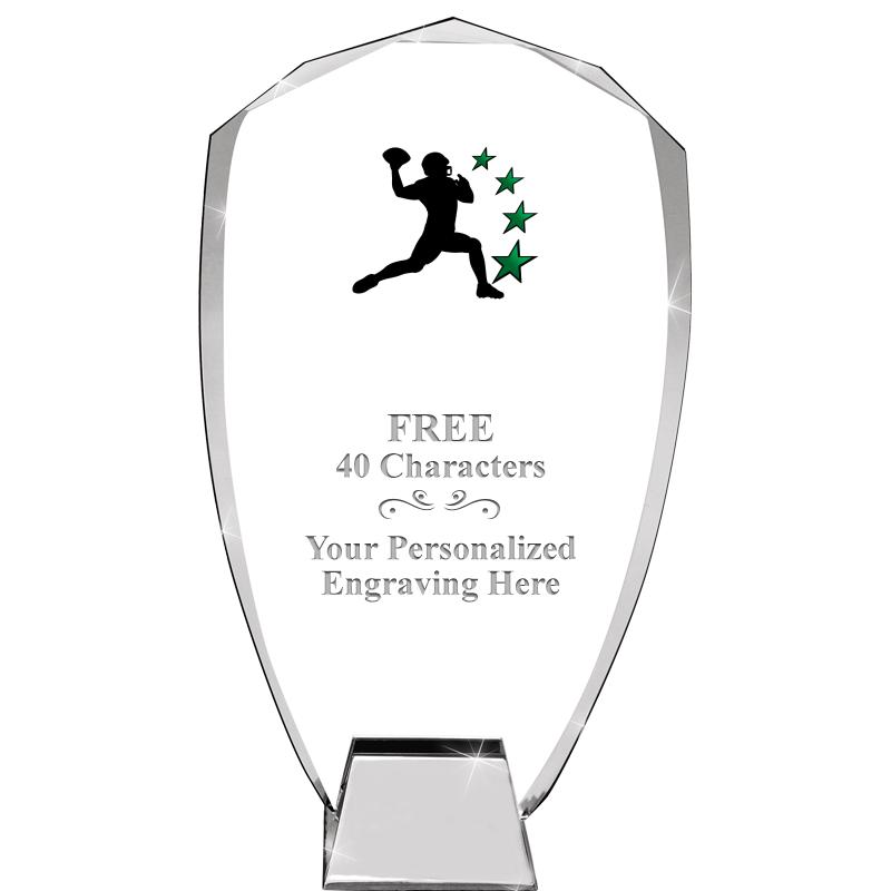 8.5" SHIELD ICONIC CRYSTAL