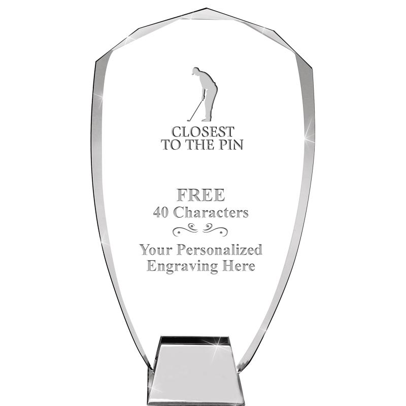 8.5" SHIELD ICONIC CRYSTAL