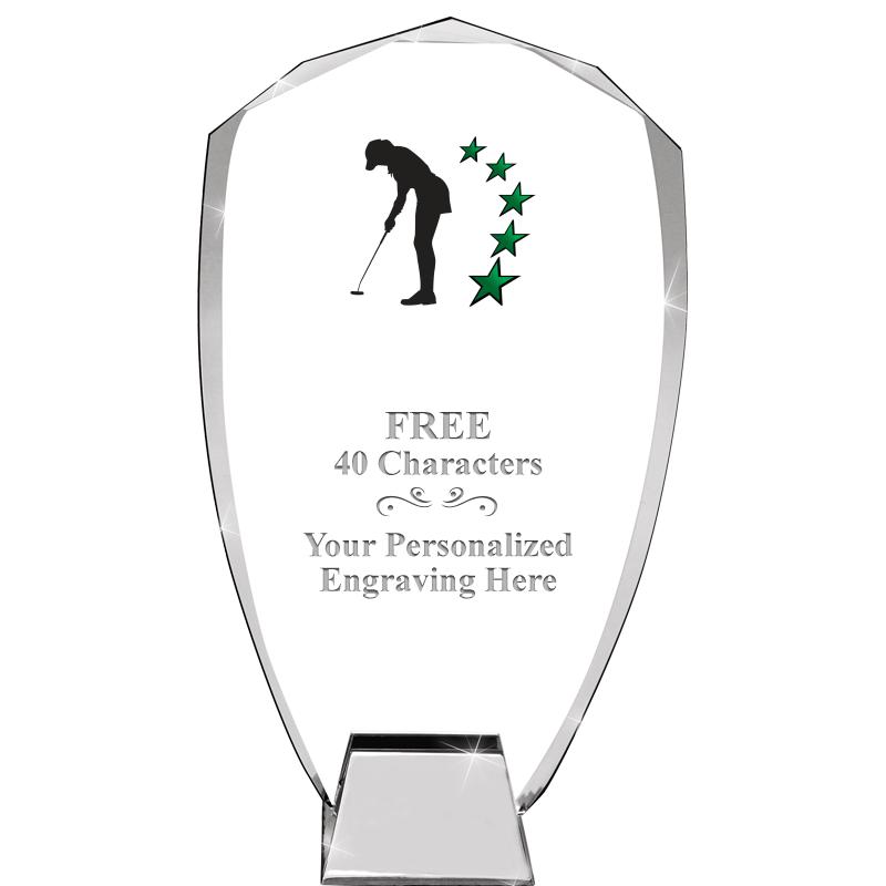 8.5" SHIELD ICONIC CRYSTAL