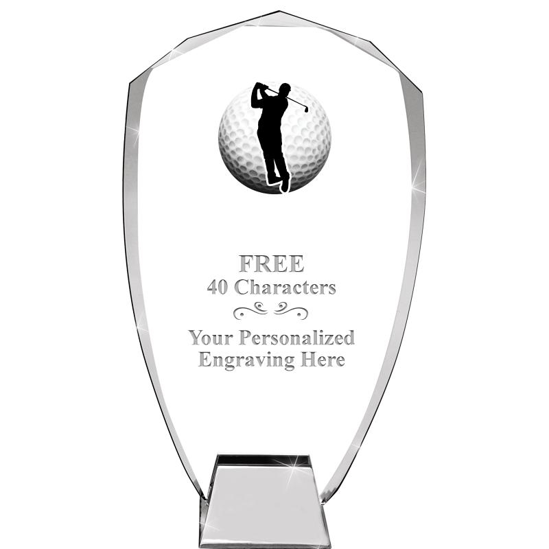 8.5" SHIELD ICONIC CRYSTAL