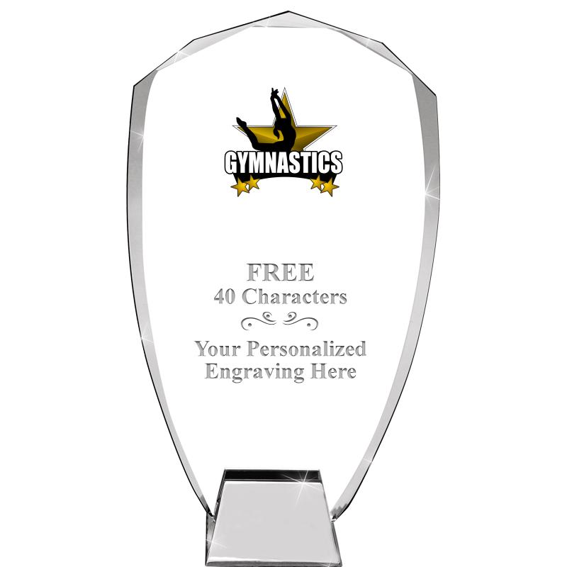 8.5" SHIELD ICONIC CRYSTAL