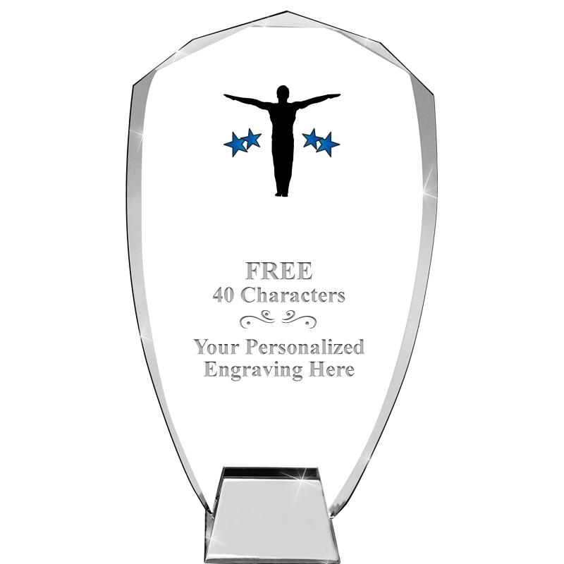 8.5" SHIELD ICONIC CRYSTAL