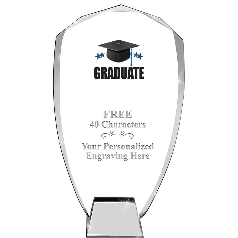 8.5" SHIELD ICONIC CRYSTAL