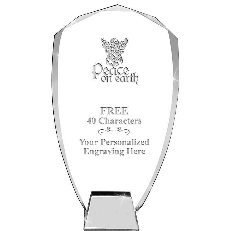 8.5" SHIELD ICONIC CRYSTAL