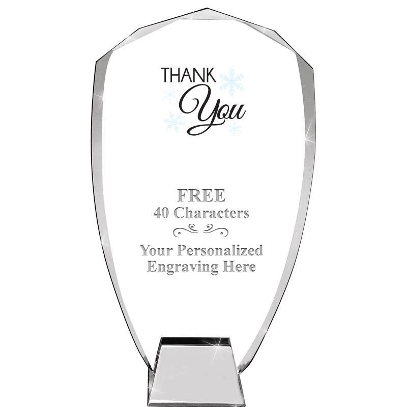 8.5" SHIELD ICONIC CRYSTAL