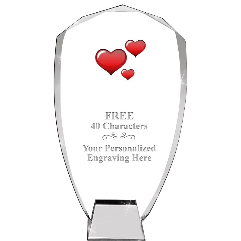 8.5" SHIELD ICONIC CRYSTAL
