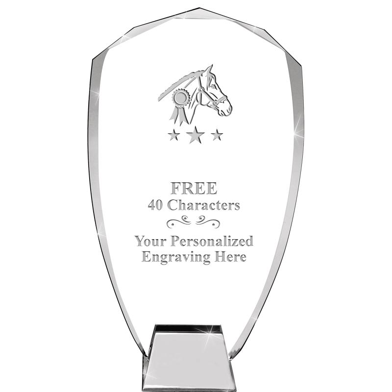 8.5" SHIELD ICONIC CRYSTAL