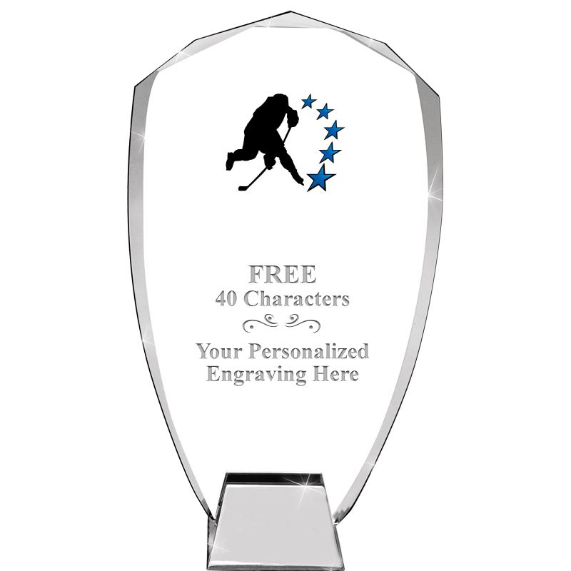 8.5" SHIELD ICONIC CRYSTAL