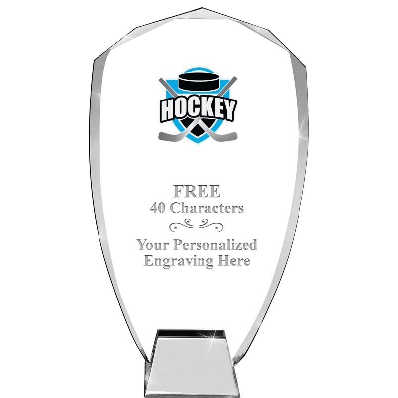 8.5" SHIELD ICONIC CRYSTAL