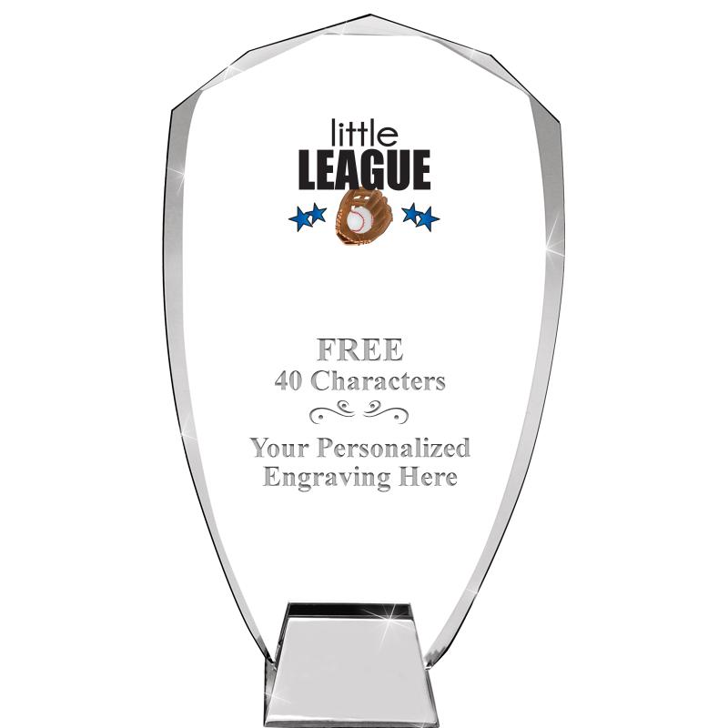 8.5" SHIELD ICONIC CRYSTAL