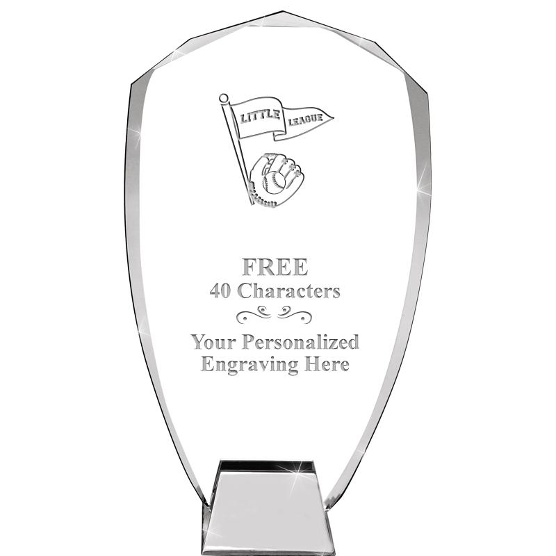 8.5" SHIELD ICONIC CRYSTAL