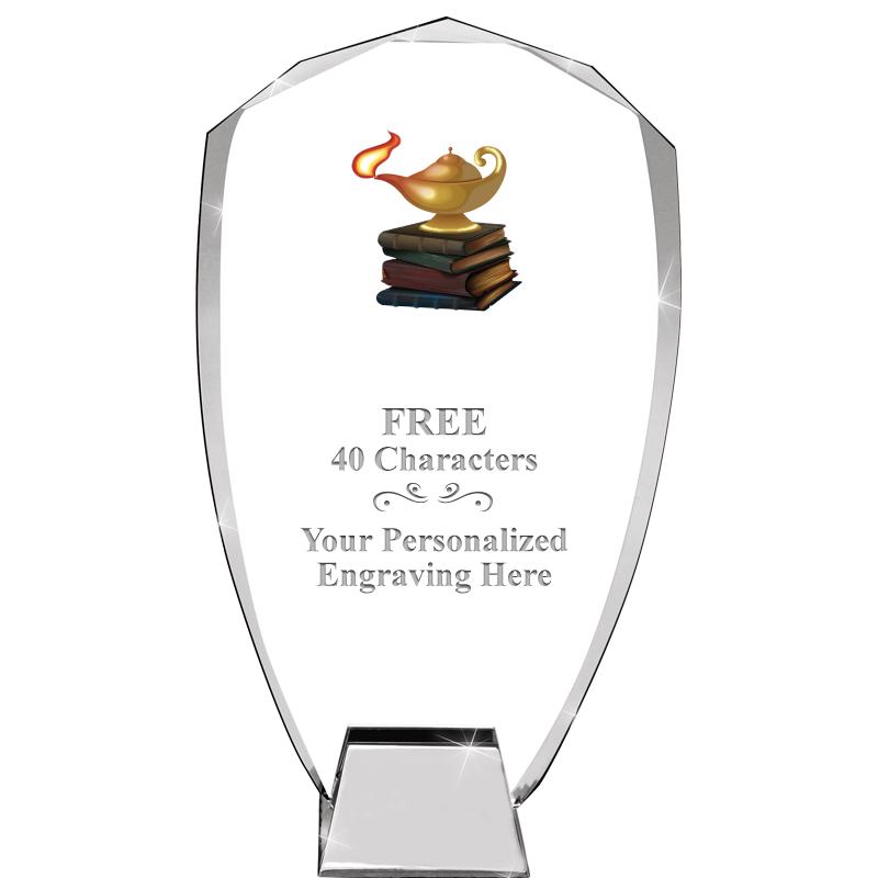 8.5" SHIELD ICONIC CRYSTAL