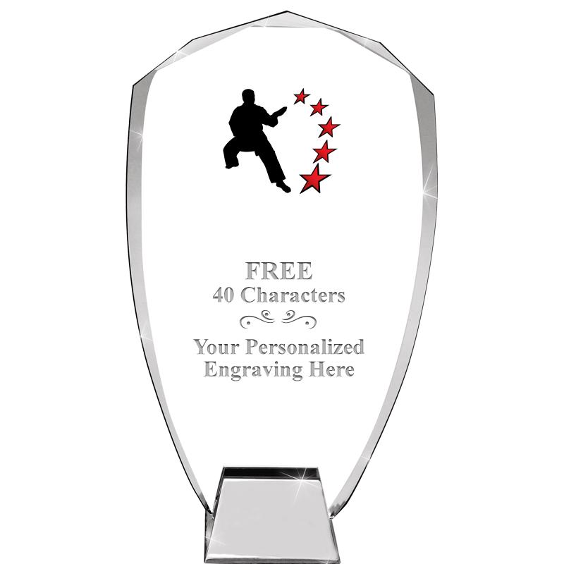 8.5" SHIELD ICONIC CRYSTAL