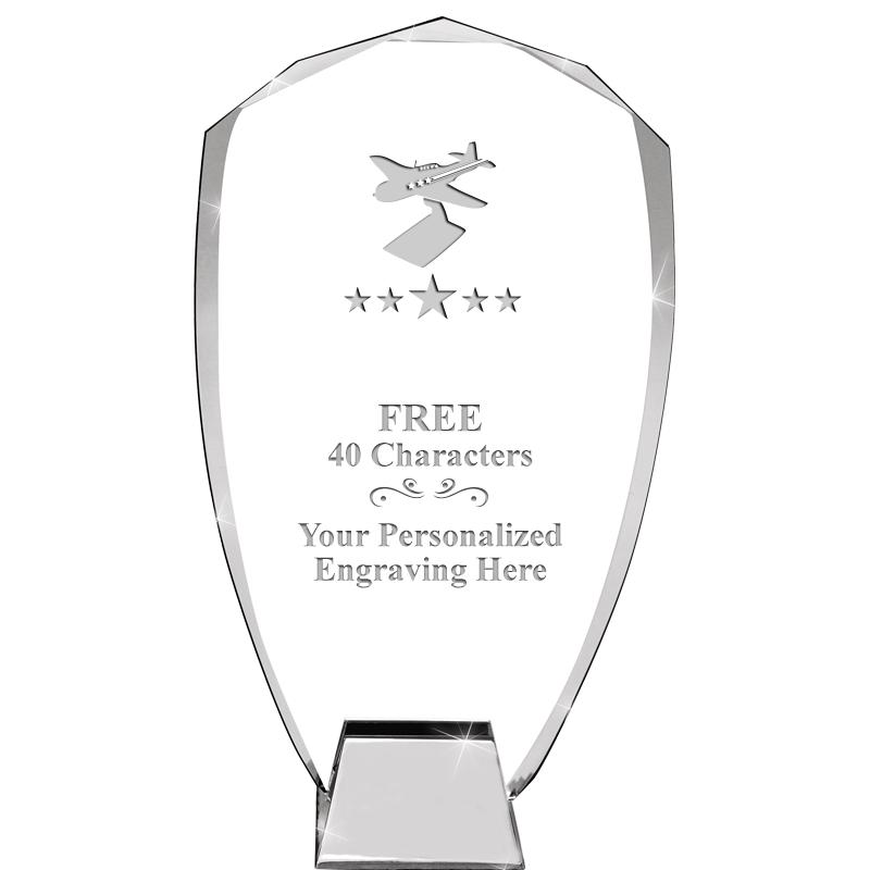 8.5" SHIELD ICONIC CRYSTAL