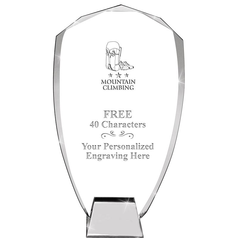 8.5" SHIELD ICONIC CRYSTAL