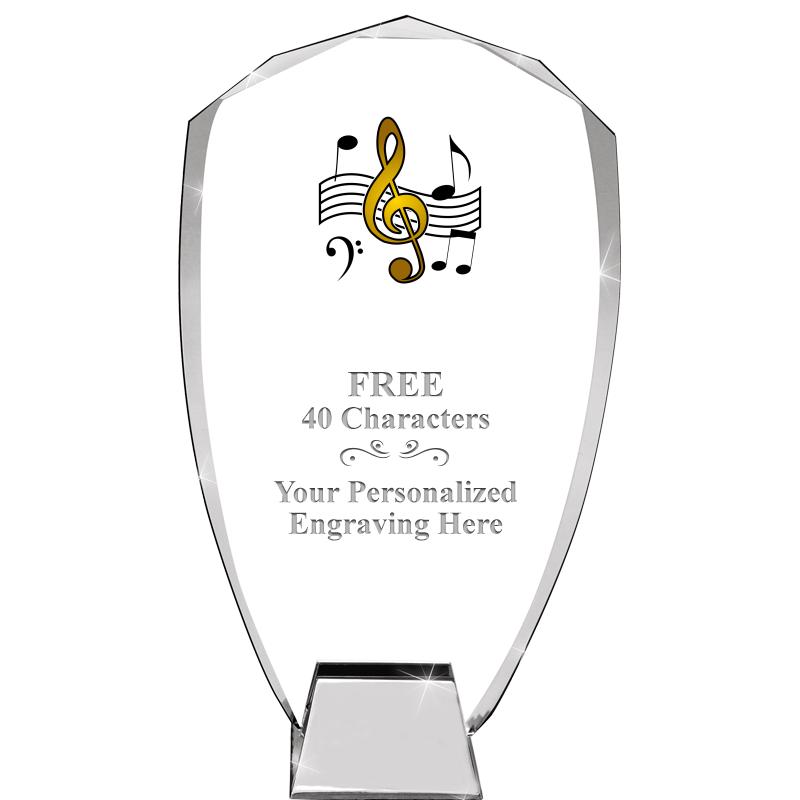 8.5" SHIELD ICONIC CRYSTAL