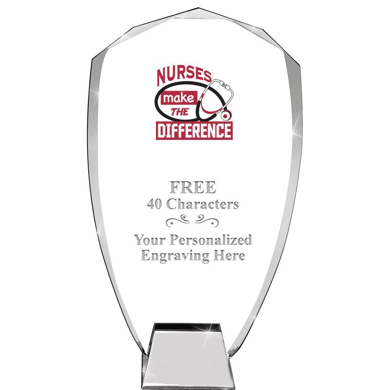 8.5" SHIELD ICONIC CRYSTAL