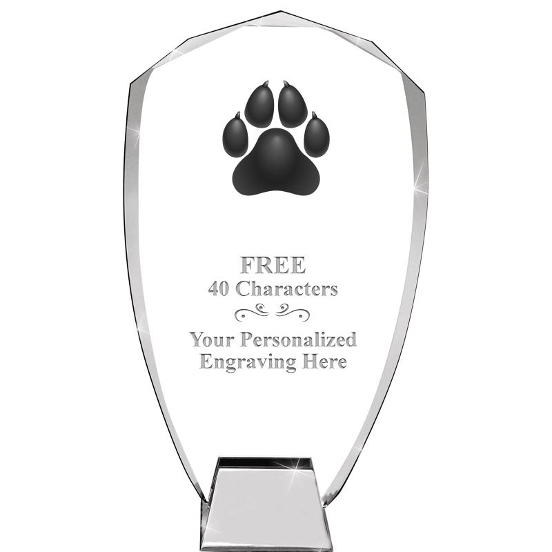 8.5" SHIELD ICONIC CRYSTAL