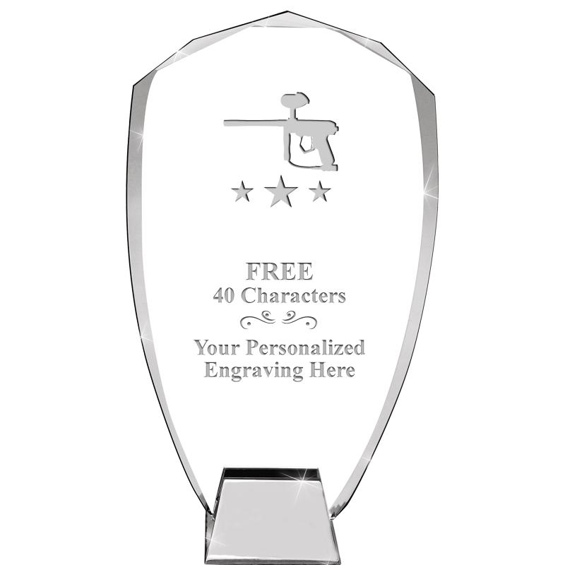 8.5" SHIELD ICONIC CRYSTAL