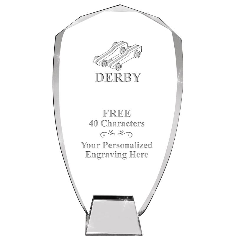 8.5" SHIELD ICONIC CRYSTAL