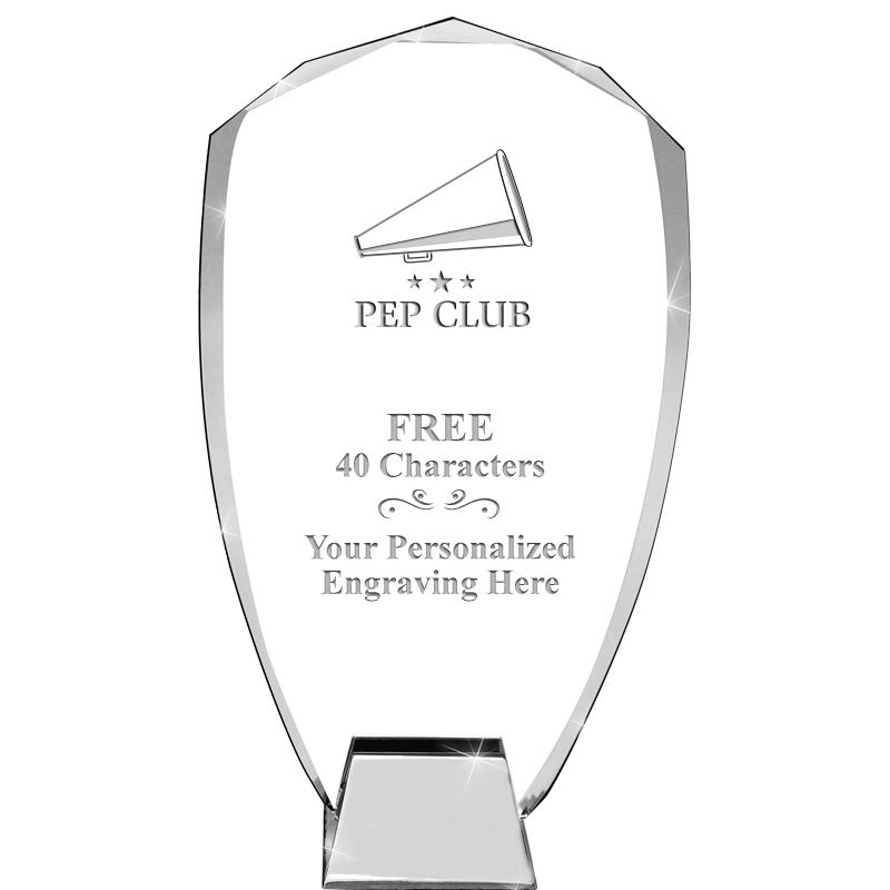 8.5" SHIELD ICONIC CRYSTAL