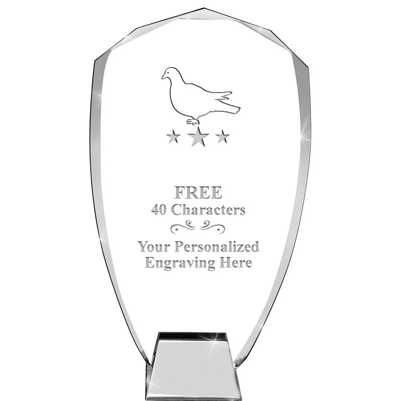 8.5" SHIELD ICONIC CRYSTAL