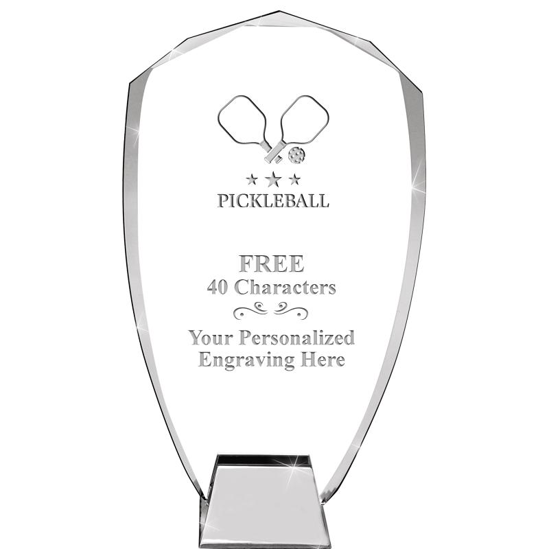 8.5" SHIELD ICONIC CRYSTAL