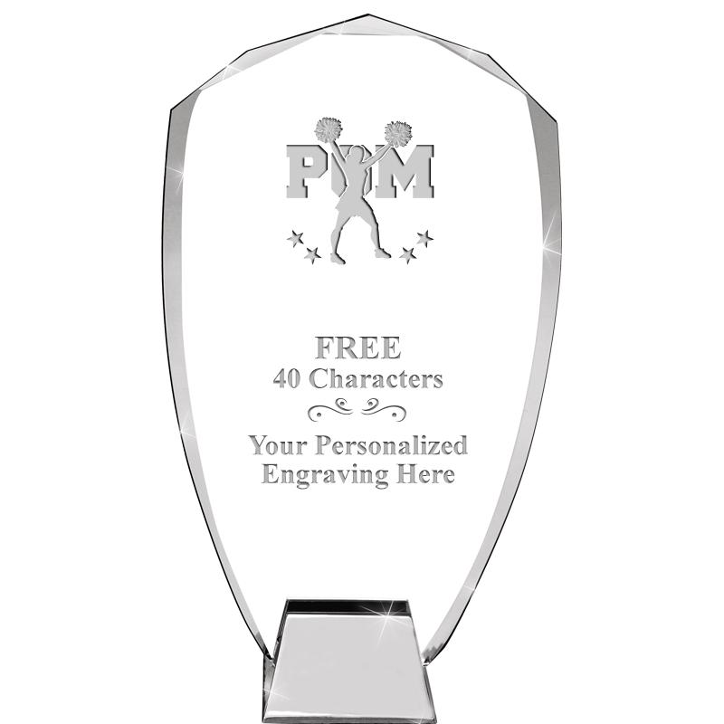 8.5" SHIELD ICONIC CRYSTAL