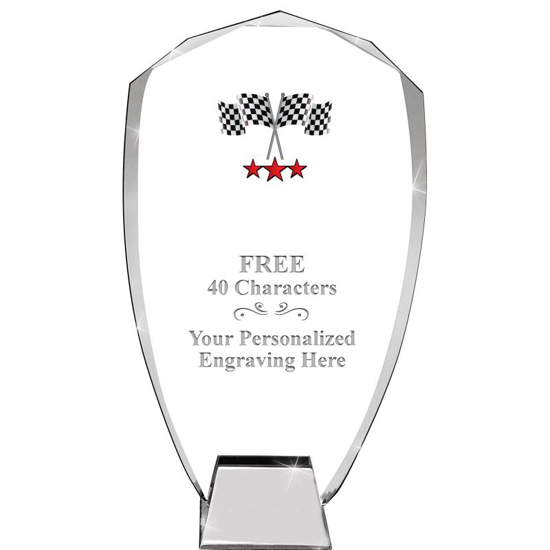 8.5" SHIELD ICONIC CRYSTAL