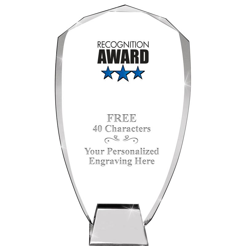 8.5" SHIELD ICONIC CRYSTAL