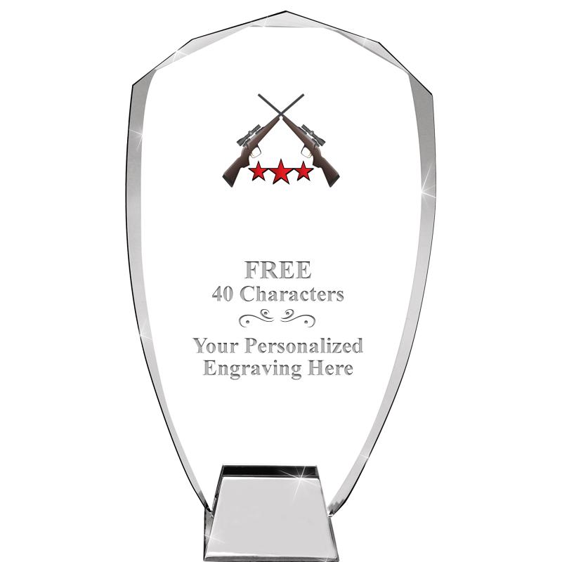 8.5" SHIELD ICONIC CRYSTAL