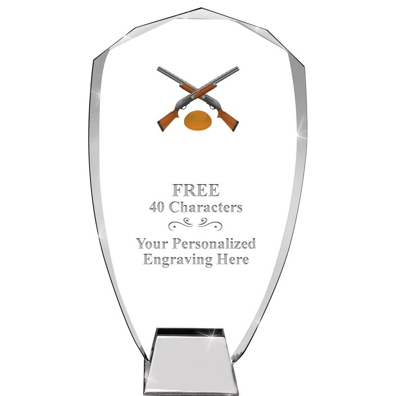 8.5" SHIELD ICONIC CRYSTAL