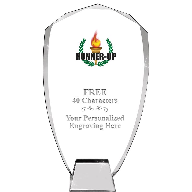 8.5" SHIELD ICONIC CRYSTAL