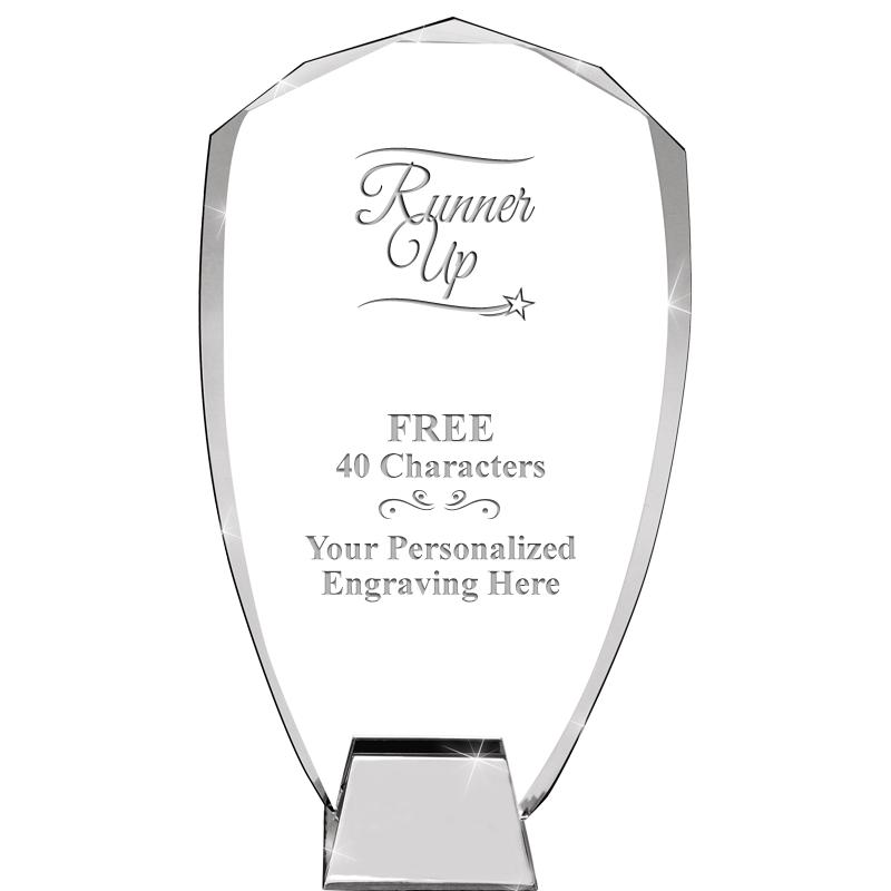 8.5" SHIELD ICONIC CRYSTAL