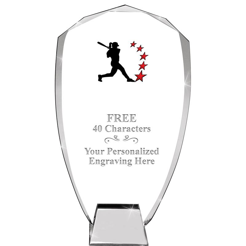 8.5" SHIELD ICONIC CRYSTAL