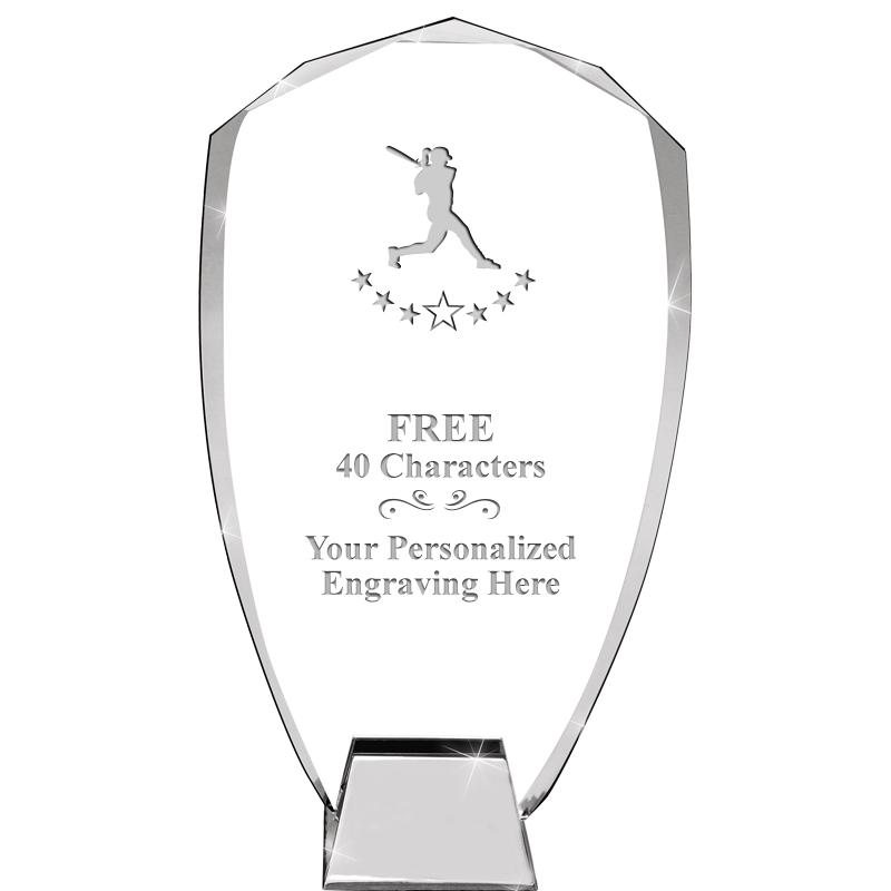 8.5" SHIELD ICONIC CRYSTAL