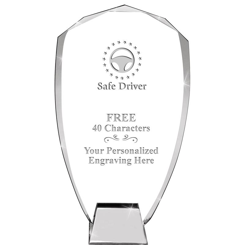 8.5" SHIELD ICONIC CRYSTAL