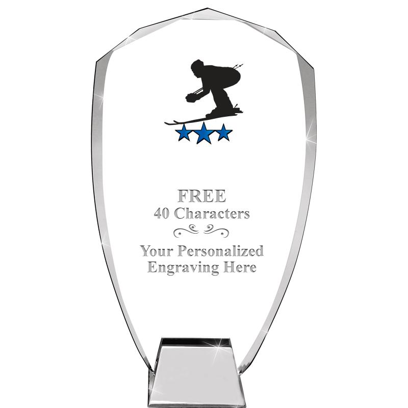 8.5" SHIELD ICONIC CRYSTAL