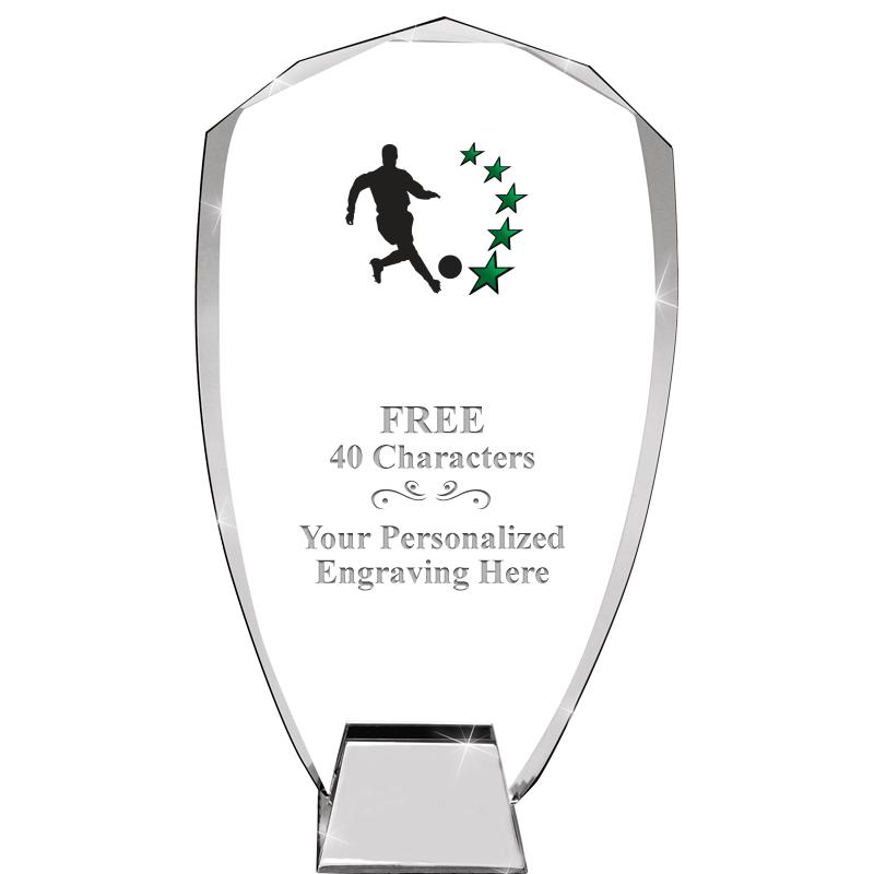 8.5" SHIELD ICONIC CRYSTAL