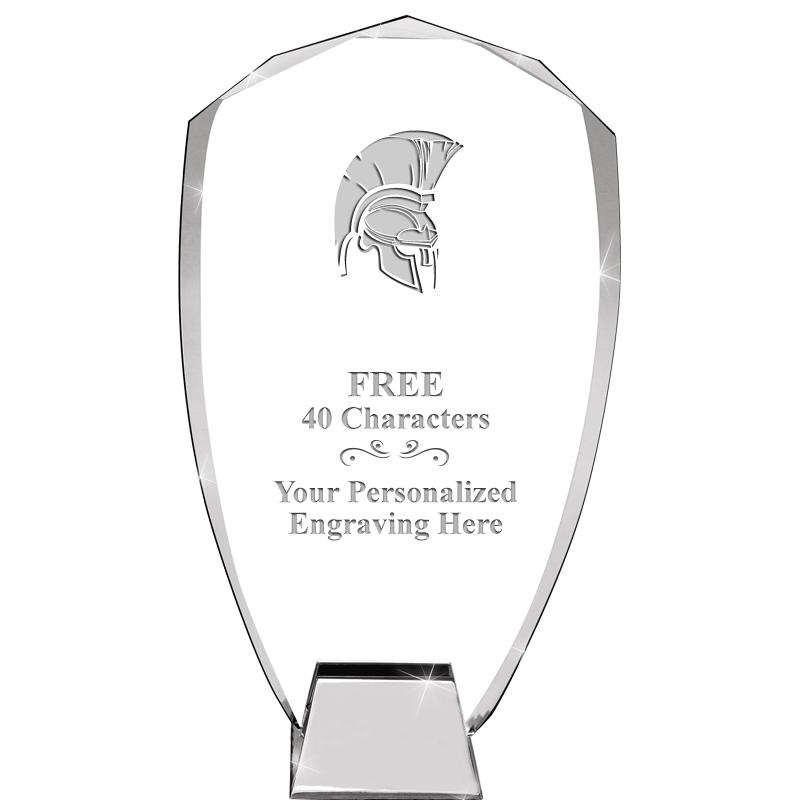 8.5" SHIELD ICONIC CRYSTAL