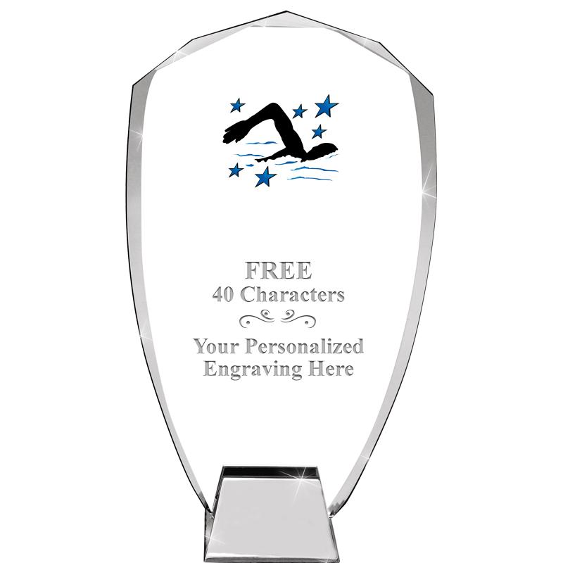 8.5" SHIELD ICONIC CRYSTAL