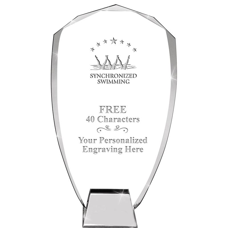 8.5" SHIELD ICONIC CRYSTAL