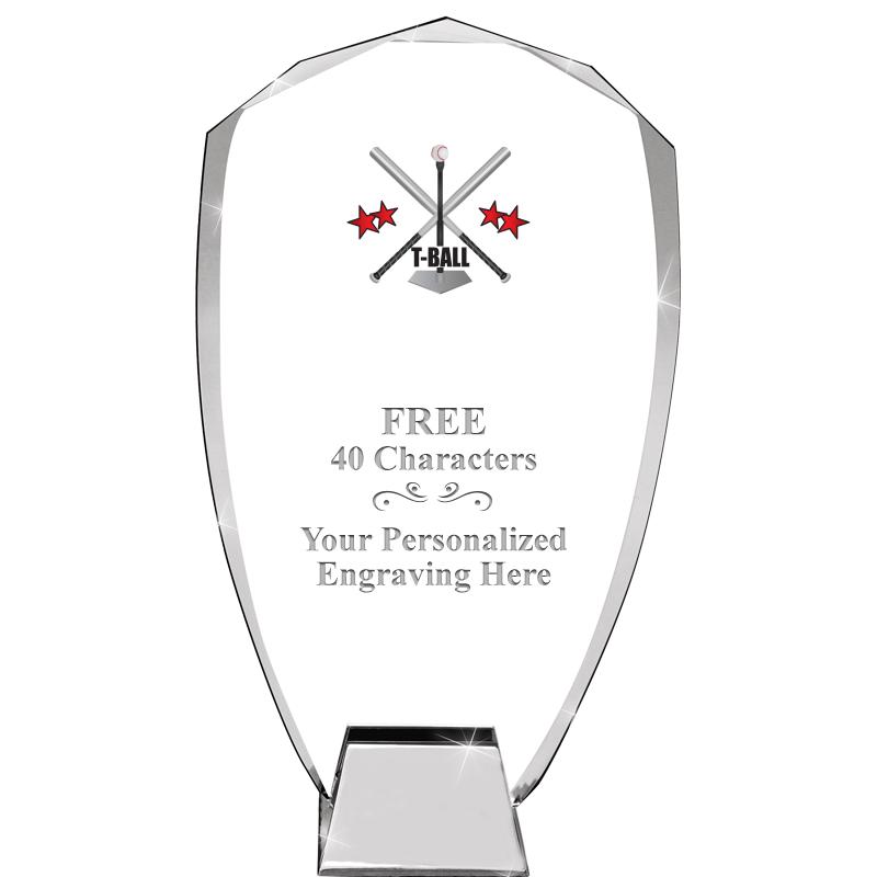 8.5" SHIELD ICONIC CRYSTAL