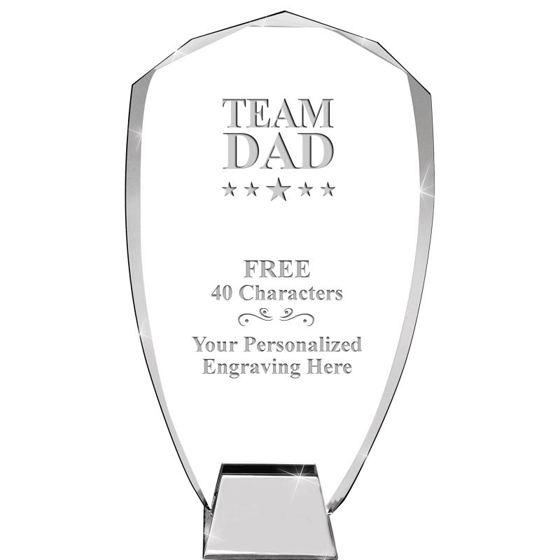 8.5" SHIELD ICONIC CRYSTAL